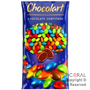 LENTEJAS CHOCOLATE COLOR SURTIDO X 500GR x 1 CHOCOLART